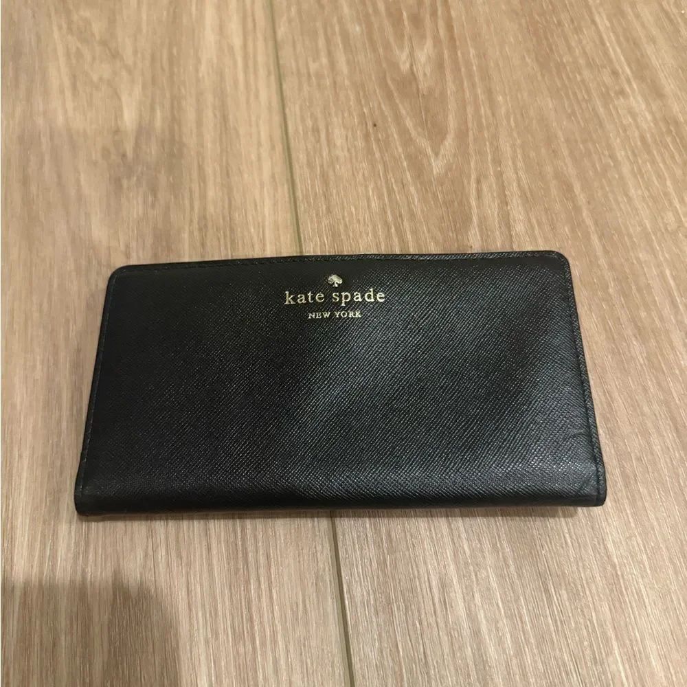 Kate Spade Classic Black Leather Wallet